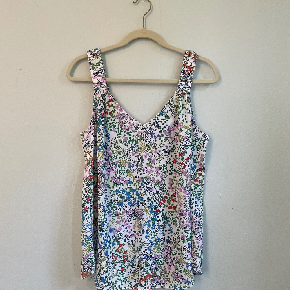 CAbi Floral Tank, Size M